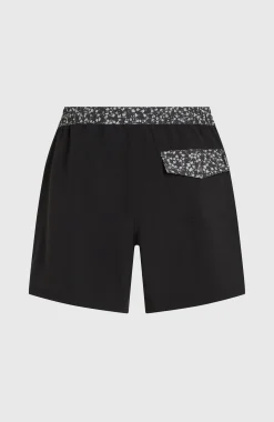 HommesShort de bain Pocket Print 16| Noire