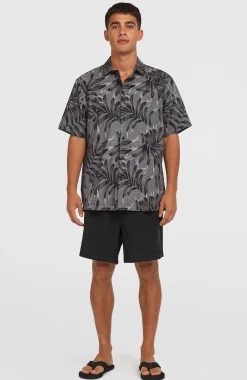 HommesShort de bain Pocket Print 16| Noire