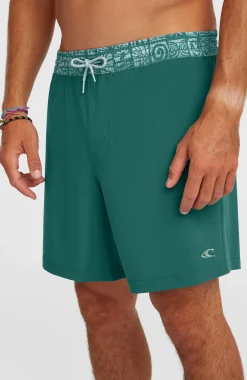 HommesShort de bain Pocket Print 16| Vert