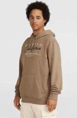 HommesSweat à capuche Cali Original| Brun