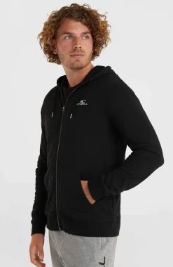 HommesSweat à capuche et zip intégral O'Neill Small Logo| Noire