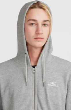 HommesSweat à capuche et zip intégral O'Neill Small Logo| Gris