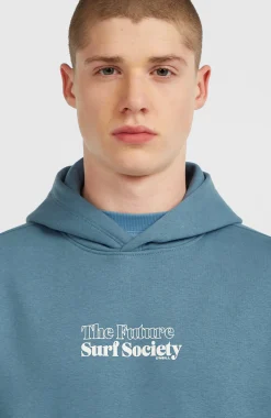 HommesSweat à capuche Future Surf Society| Bleu