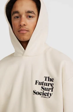 HommesSweat à capuche Future Surf Society| Beige