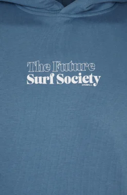 HommesSweat à capuche Future Surf Society| Bleu