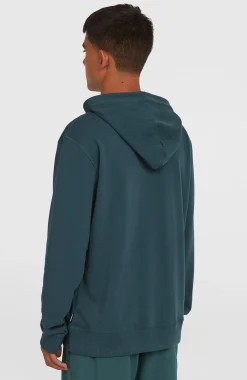 HommesSweat à capuche Logo| Bleu