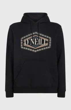 HommesSweat à capuche O'Neill Front Print| Noire
