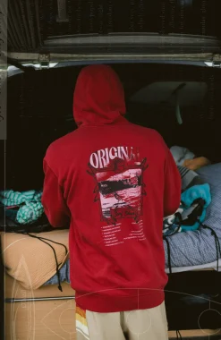 HommesSweat à capuche O'Riginals| Rouge