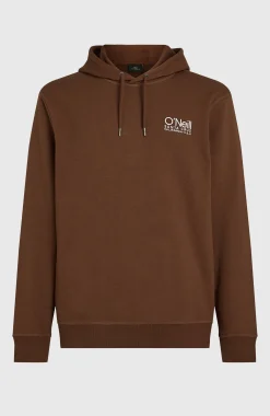 HommesSweat à capuche Original Cali Logo| Brun