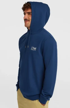 HommesSweat à capuche Original Cali Logo| Bleu