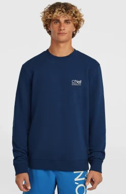 HommesSweatshirt à col rond Original Cali Logo| Bleu