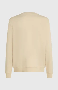 HommesSweatshirt à col rond Original Cali Logo| Beige