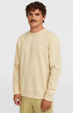 HommesSweatshirt à col rond Original Cali Logo| Beige