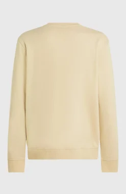 HommesSweatshirt à col rond Original Cali Logo| Beige