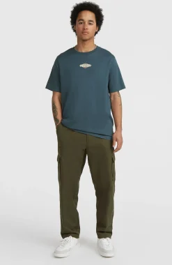 HommesT-shirt Back Print| Bleu