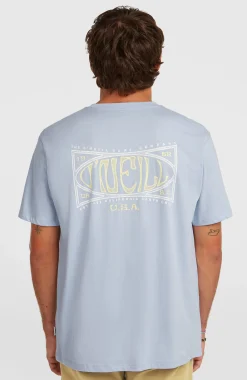 HommesT-shirt Box Logo| Bleu