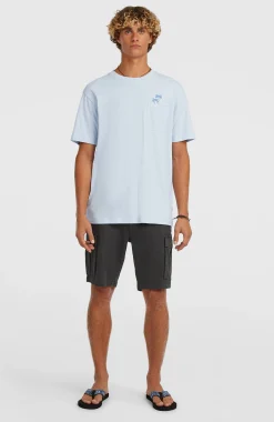 HommesT-shirt Chest Pocket| Bleu