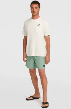 HommesT-shirt Chest Pocket| Blanc