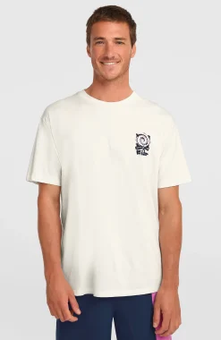 HommesT-shirt Chest Print| Blanc