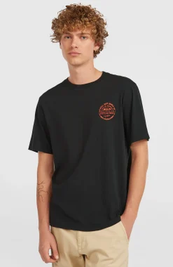 HommesT-shirt Chest Print| Noire