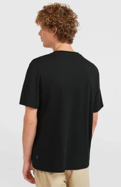 HommesT-shirt Chest Print| Noire