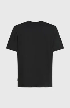 HommesT-shirt Chest Print| Noire