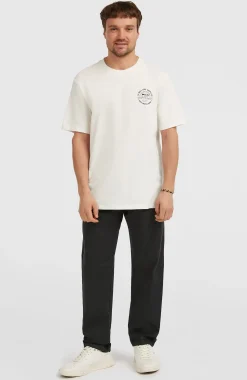 HommesT-shirt Chest Print| Blanc