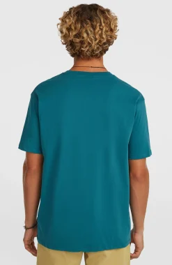HommesT-shirt Chest Print| Vert