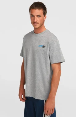 HommesT-shirt Essentials 90s Graphic| Gris