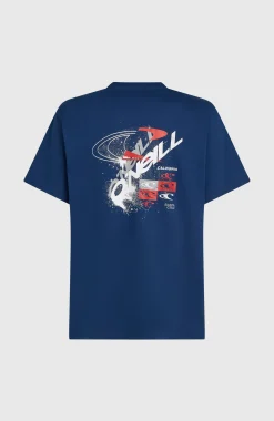 HommesT-shirt Essentials 90s Graphic| Bleu