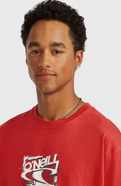 HommesT-shirt Essentials 90s Logo| Rouge