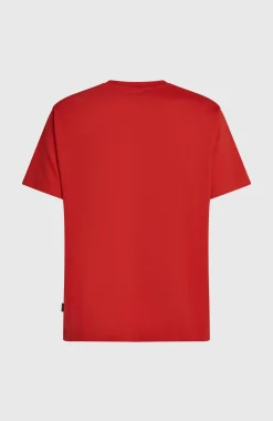 HommesT-shirt Essentials 90s Logo| Rouge