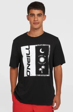 HommesT-shirt Front Print| Noire