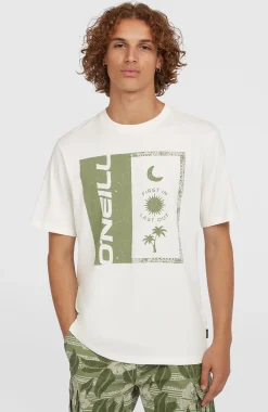 HommesT-shirt Front Print| Blanc