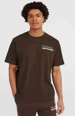 HommesT-shirt Future Surf Society| Brun