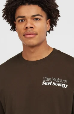 HommesT-shirt Future Surf Society| Brun