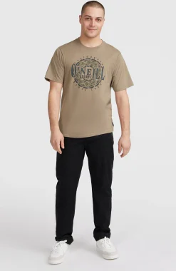 HommesT-shirt Ikat Graphic| Brun