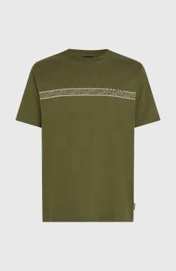 HommesT-shirt Ikat Stripe| Vert