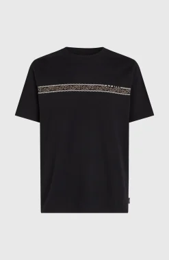 HommesT-shirt Ikat Stripe| Noire