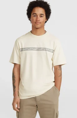 HommesT-shirt Ikat Stripe| Beige