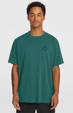 HommesT-shirt O'Neill Hybrid Polygiene Back-Print| Vert