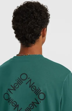 HommesT-shirt O'Neill Hybrid Polygiene Back-Print| Vert
