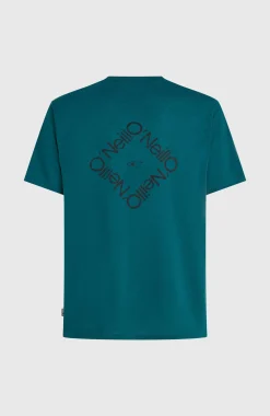 HommesT-shirt O'Neill Hybrid Polygiene Back-Print| Vert