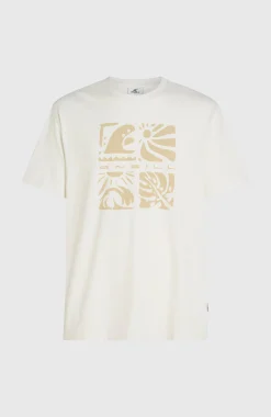 HommesT-shirt O'Neill Melange Front-Print| Blanc