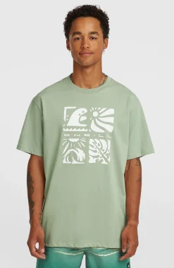 HommesT-shirt O'Neill Melange Front-Print| Vert