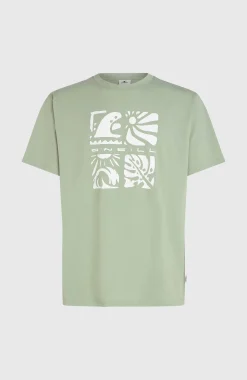 HommesT-shirt O'Neill Melange Front-Print| Vert