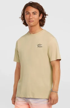 HommesT-shirt O'Neill Retro Back-Print| Beige
