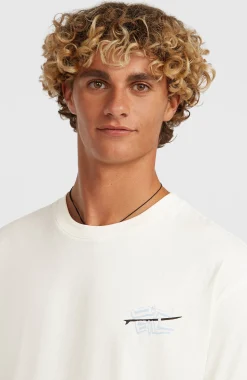HommesT-shirt O'Neill Retro Back-Print| Blanc