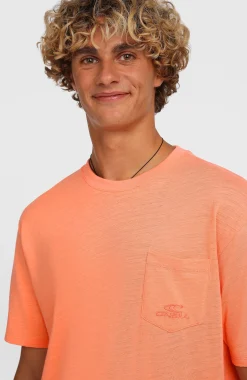 HommesT-shirt O'Neill Slub Chest Pocket| Orange