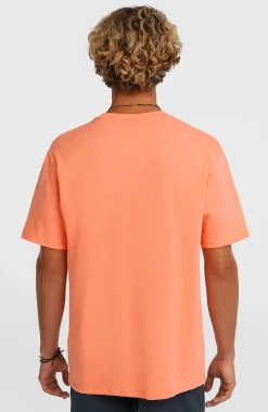 HommesT-shirt O'Neill Slub Chest Pocket| Orange